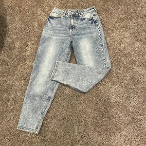 Wide leg H & M blue jeans size 6